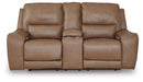 Silverbrooke Power Reclining Loveseat with Console - Massey's Furniture Barn (Watertown, NY) 