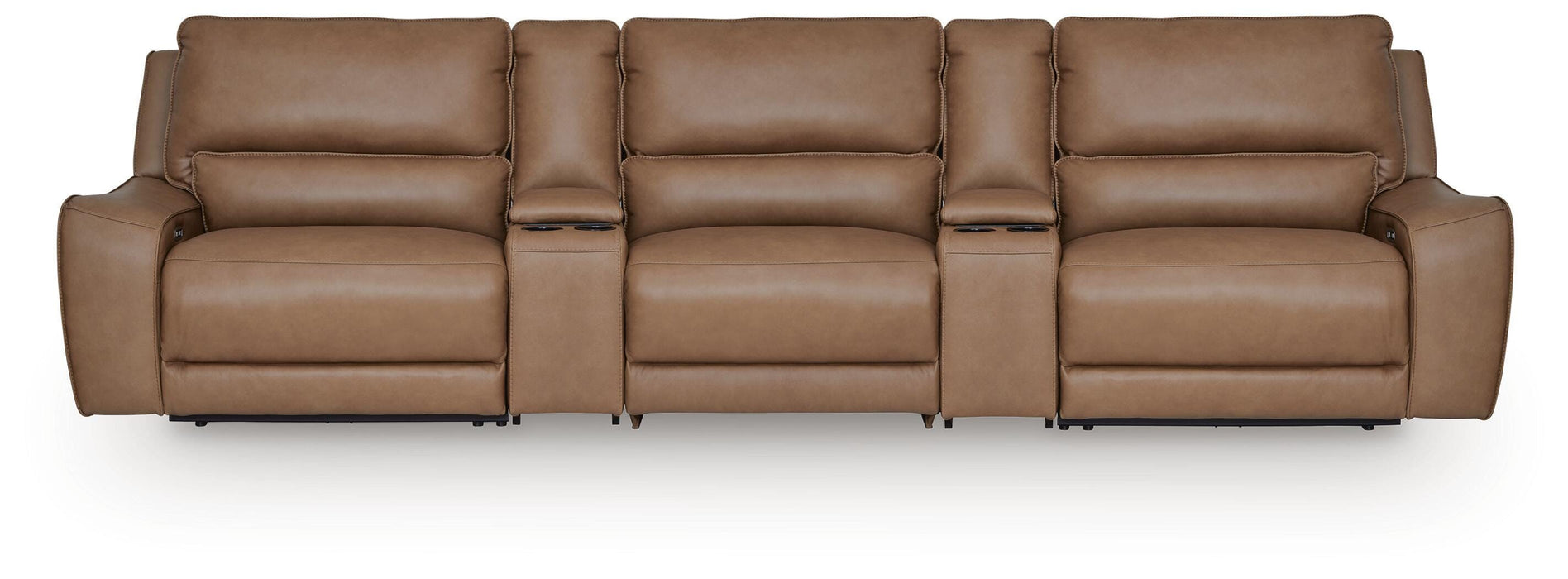 Silverbrooke Reclining Sectional with Storage Consoles - Massey's Furniture Barn (Watertown, NY) 