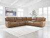 Silverbrooke Reclining Sectional with Storage Console - Massey's Furniture Barn (Watertown, NY) 