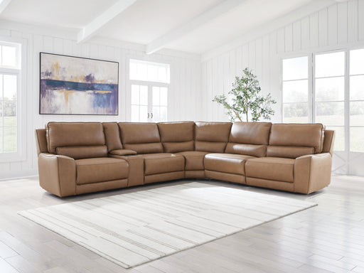 Silverbrooke Reclining Sectional with Storage Console - Massey's Furniture Barn (Watertown, NY) 