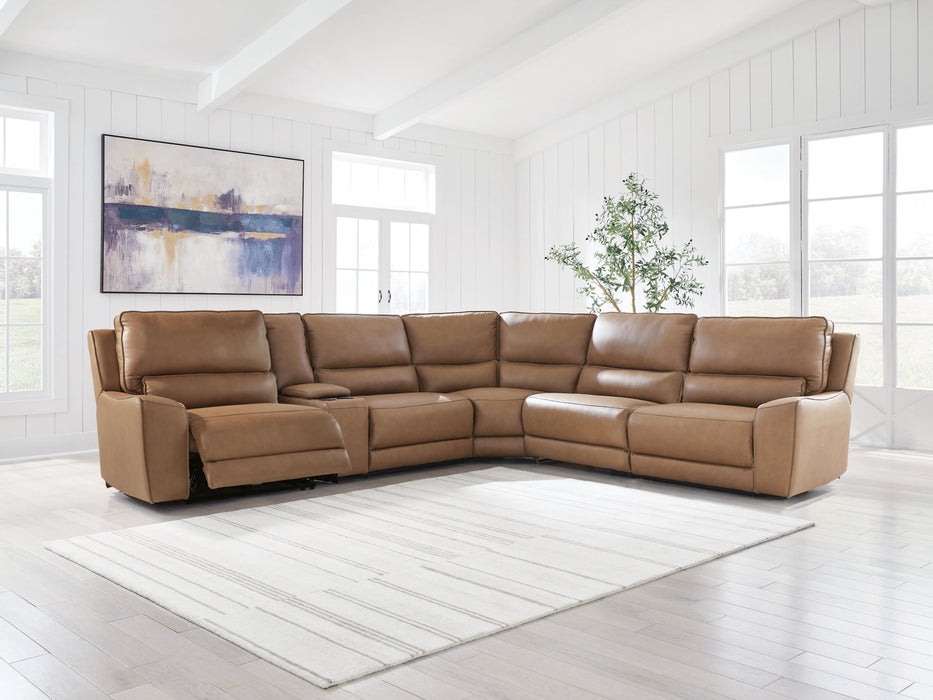Silverbrooke Reclining Sectional with Storage Console - Massey's Furniture Barn (Watertown, NY) 