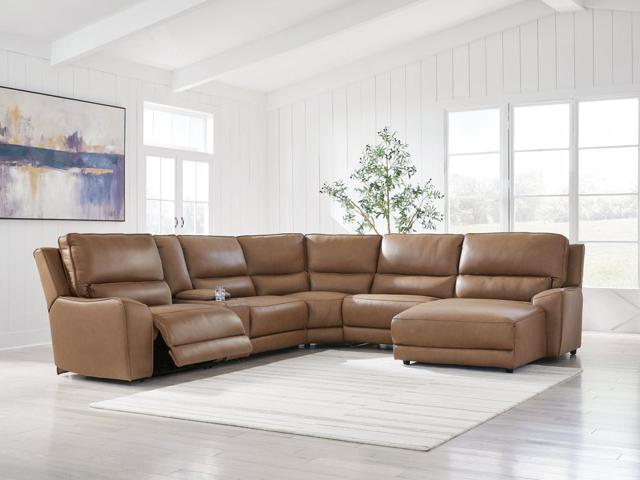 Silverbrooke Power Reclining Sectional with Chaise - Massey's Furniture Barn (Watertown, NY) 
