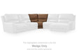 Silverbrooke Reclining Sectional with Chaise and Storage Consoles - Massey's Furniture Barn (Watertown, NY) 