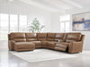 Silverbrooke Power Reclining Sectional with Chaise - Massey's Furniture Barn (Watertown, NY) 