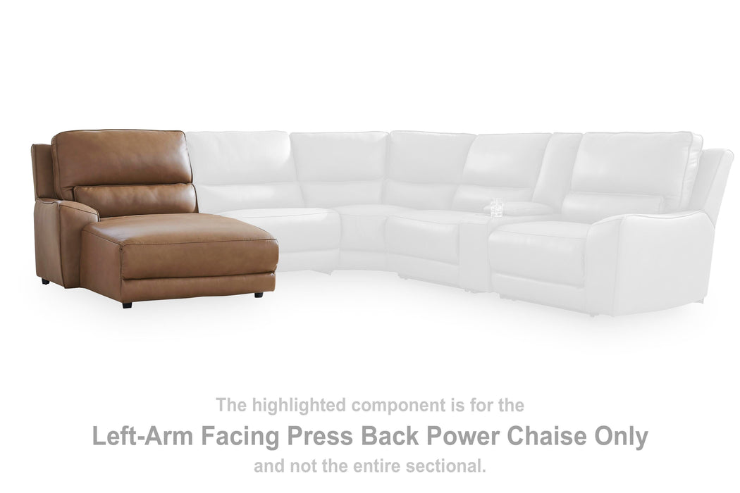 Silverbrooke Reclining Sectional with Double Chaise and Storage Consoles - Massey's Furniture Barn (Watertown, NY) 