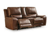 Silverbrooke Power Reclining Loveseat with Console - Massey's Furniture Barn (Watertown, NY) 