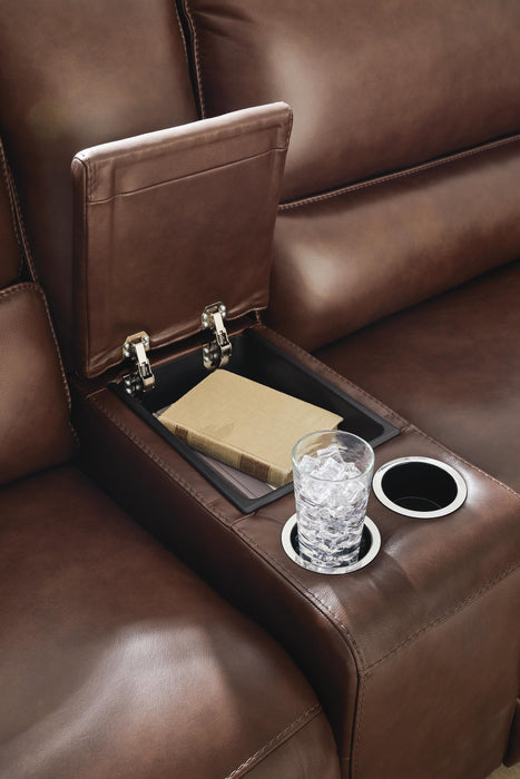Silverbrooke Reclining Sectional with Storage Consoles - Massey's Furniture Barn (Watertown, NY) 
