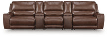 Silverbrooke Reclining Sectional with Storage Consoles - Massey's Furniture Barn (Watertown, NY) 