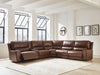 Silverbrooke Reclining Sectional with Storage Console - Massey's Furniture Barn (Watertown, NY) 