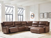 Silverbrooke Power Reclining Sectional with Chaise - Massey's Furniture Barn (Watertown, NY) 