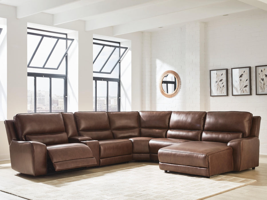 Silverbrooke Power Reclining Sectional with Chaise - Massey's Furniture Barn (Watertown, NY) 