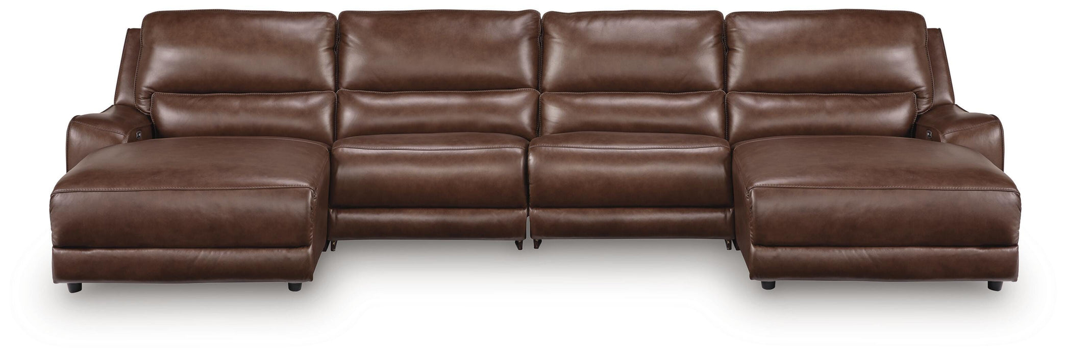 Silverbrooke Reclining Sectional with Double Chaise - Massey's Furniture Barn (Watertown, NY) 