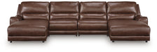 Silverbrooke Reclining Sectional with Double Chaise - Massey's Furniture Barn (Watertown, NY) 