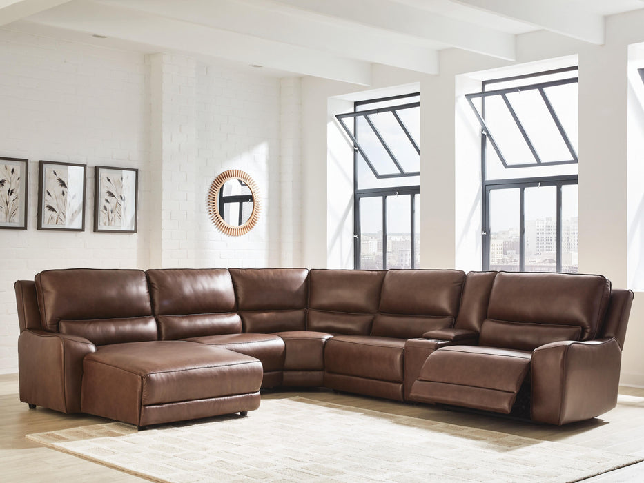 Silverbrooke Power Reclining Sectional with Chaise - Massey's Furniture Barn (Watertown, NY) 