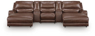 Silverbrooke Power Reclining Sectional with Chaise - Massey's Furniture Barn (Watertown, NY) 