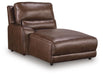 Silverbrooke Reclining Sectional with Chaise and Storage Console - Massey's Furniture Barn (Watertown, NY) 
