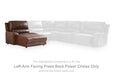 Silverbrooke Reclining Sectional with Chaise and Storage Console - Massey's Furniture Barn (Watertown, NY) 