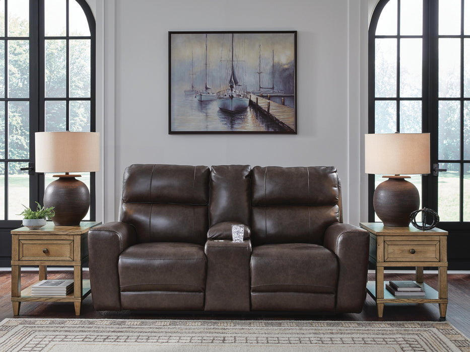 Beadel Power Reclining Loveseat with Console - Massey's Furniture Barn (Watertown, NY) 
