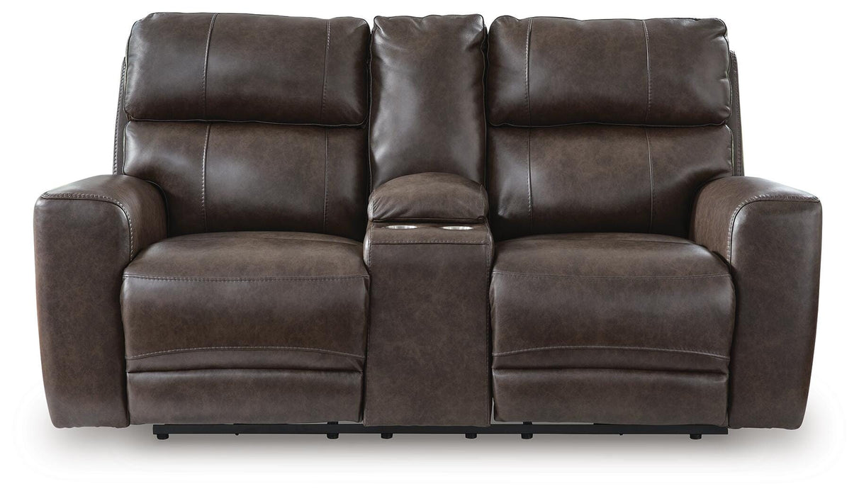 Beadel Power Reclining Loveseat with Console - Massey's Furniture Barn (Watertown, NY) 