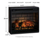 Entertainment Accessories Electric Infrared Fireplace Insert - Massey's Furniture Barn (Watertown, NY) 