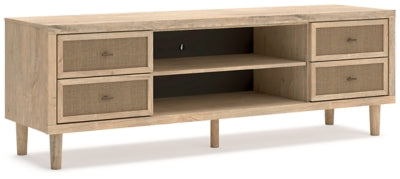 Cielden 72" TV Stand with Electric Fireplace - Massey's Furniture Barn (Watertown, NY) 