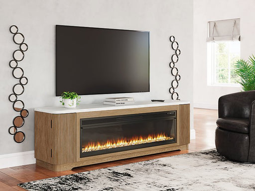 Camdill 80" TV Stand with Electric Fireplace - Massey's Furniture Barn (Watertown, NY) 