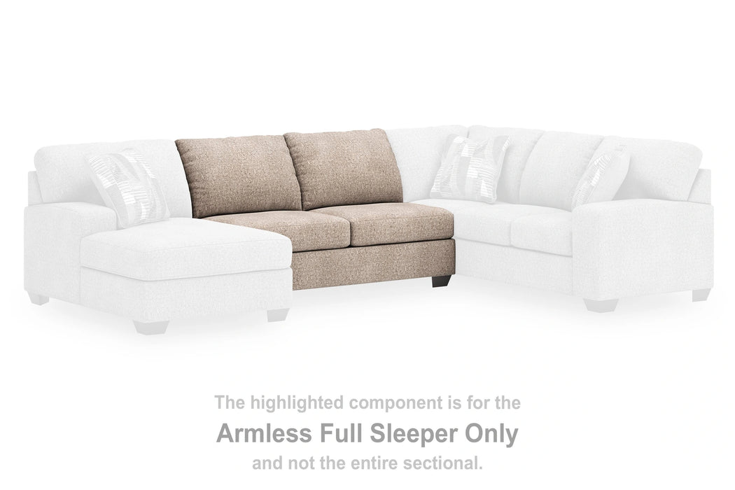 Newellen Sleeper Sectional with Chaise - Massey's Furniture Barn (Watertown, NY) 