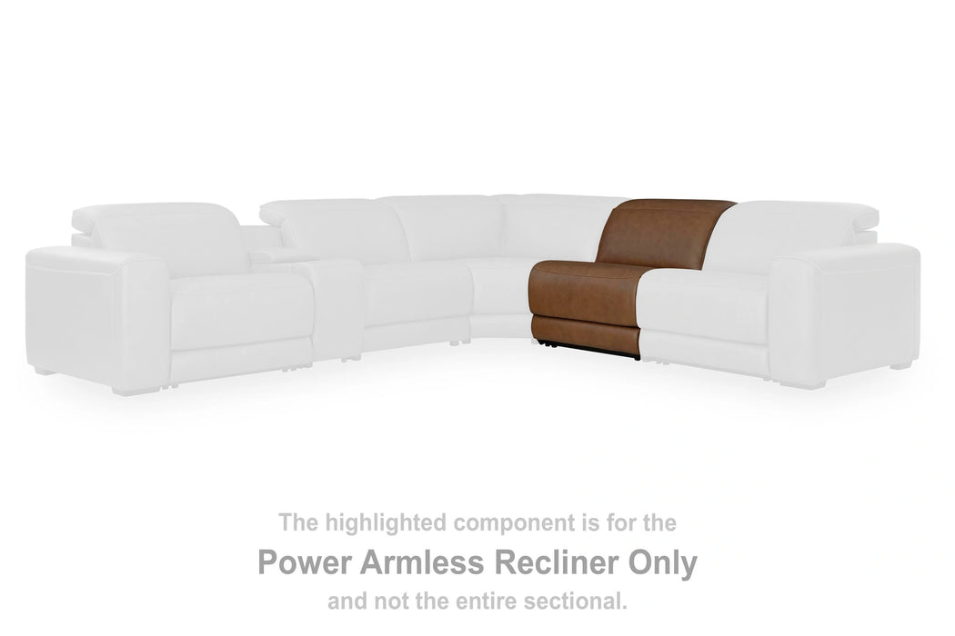 Rally-Up Power Reclining Sectional with Console