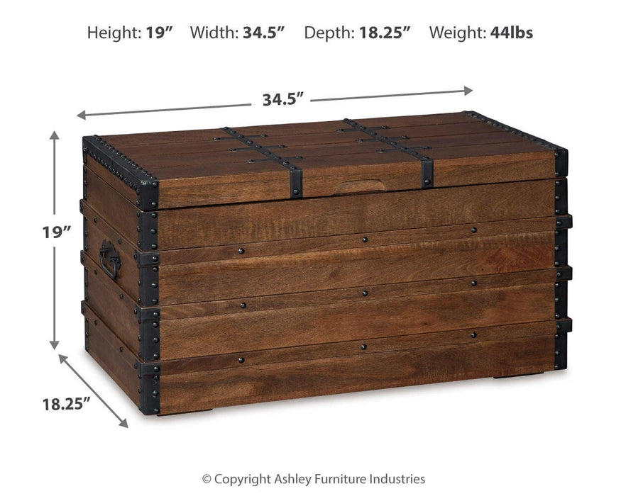 Kettleby Storage Trunk - Massey's Furniture Barn (Watertown, NY) 
