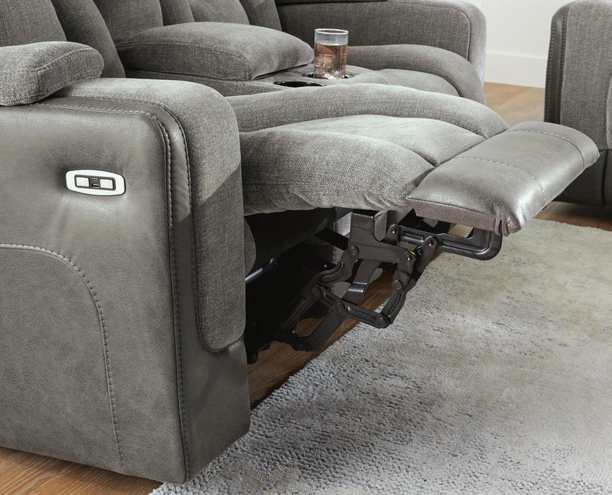 Ultimax Power Reclining Loveseat with Console