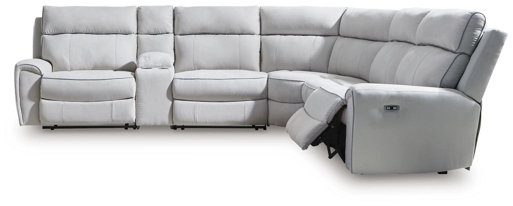 Grafton Pike Reclining Sectional with Storage Console