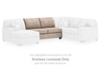 Newellen Sectional with Double Chaise - Massey's Furniture Barn (Watertown, NY) 