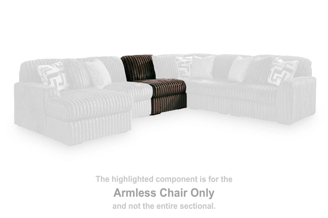 Midnight-Madness Sectional with Chaise - Massey's Furniture Barn (Watertown, NY) 