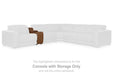 Rally-Up Power Reclining Sectional Loveseat with Console - Massey's Furniture Barn (Watertown, NY) 