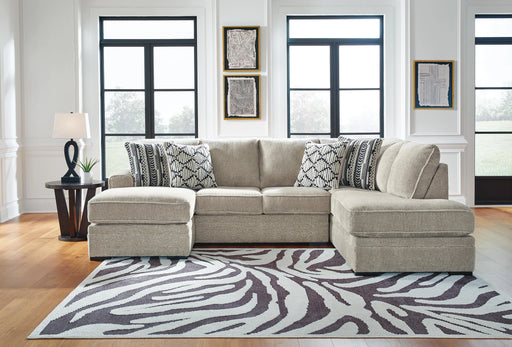 Calnita Sectional with Chaise - Massey's Furniture Barn (Watertown, NY) 