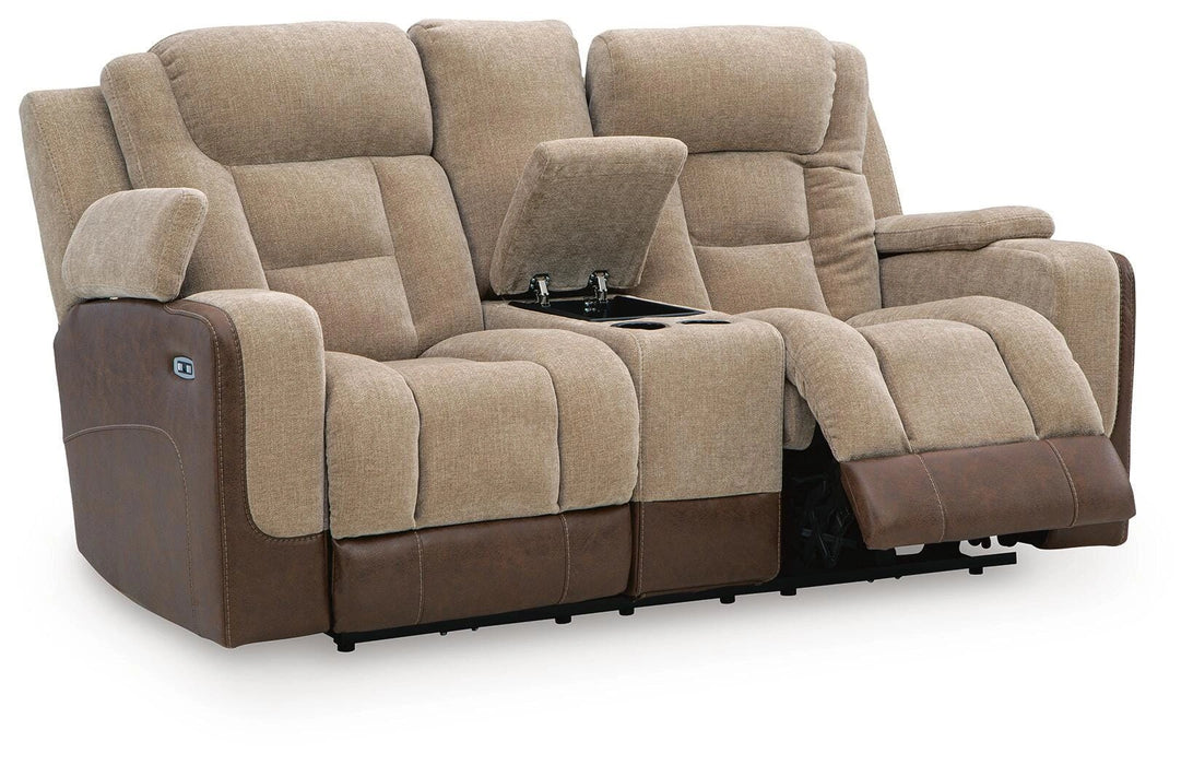 Ultimax Power Reclining Loveseat with Console