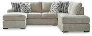 Calnita Sectional with Chaise - Massey's Furniture Barn (Watertown, NY) 