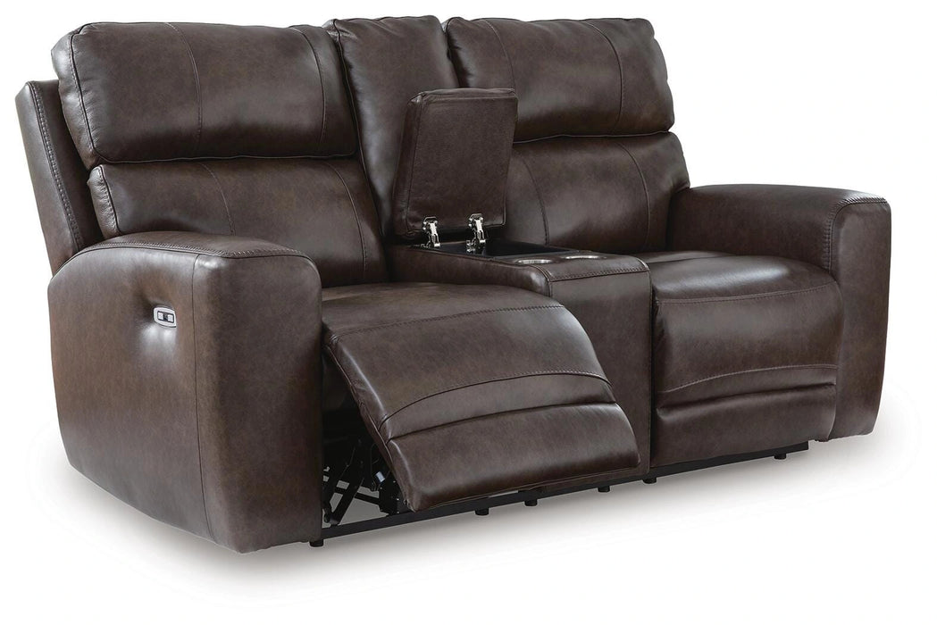 Beadel Power Reclining Loveseat with Console