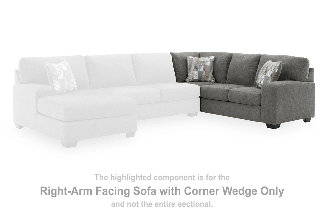 Newellen Sleeper Sectional with Chaise - Massey's Furniture Barn (Watertown, NY) 