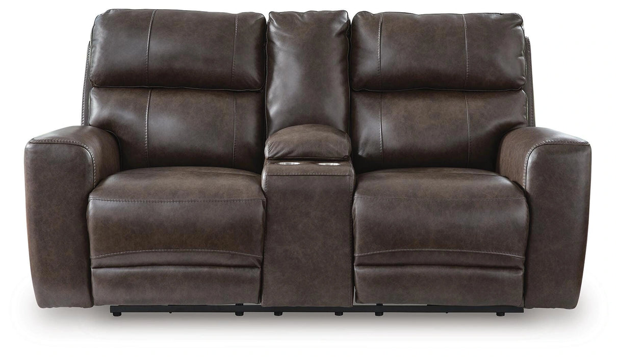 Beadel Power Reclining Loveseat with Console