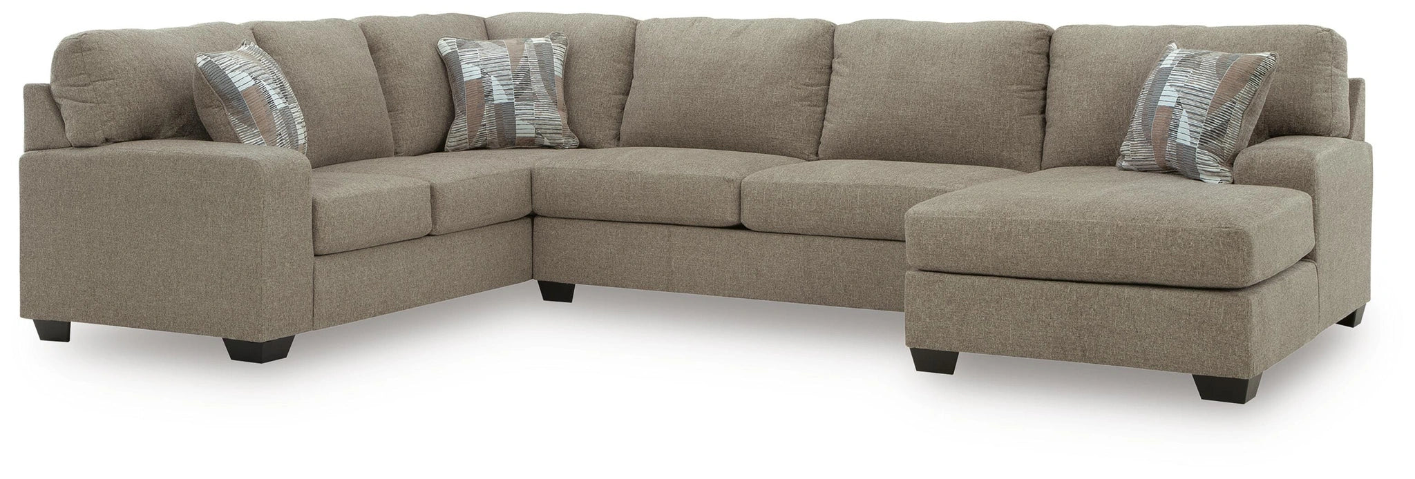Newellen Sectional with Chaise - Massey's Furniture Barn (Watertown, NY) 