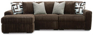 Midnight-Madness Sectional with Chaise - Massey's Furniture Barn (Watertown, NY) 