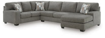 Newellen Sleeper Sectional with Chaise - Massey's Furniture Barn (Watertown, NY) 