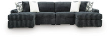 Midnight-Madness Sectional with Chaise - Massey's Furniture Barn (Watertown, NY) 
