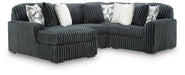 Midnight-Madness Sectional with Chaise - Massey's Furniture Barn (Watertown, NY) 