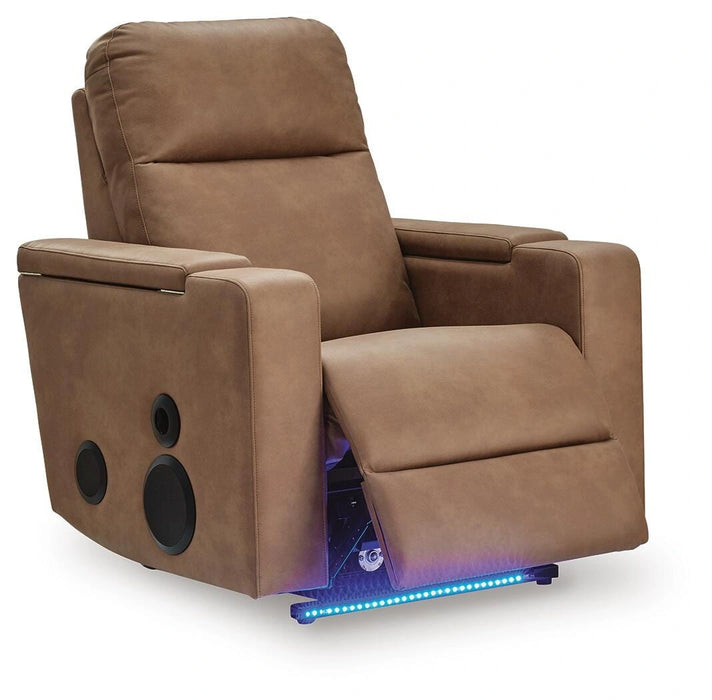 Flinlock Power Glider Recliner with Audio System - Massey's Furniture Barn (Watertown, NY) 
