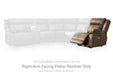 Max-Media Power Reclining Sectional Loveseat - Massey's Furniture Barn (Watertown, NY) 