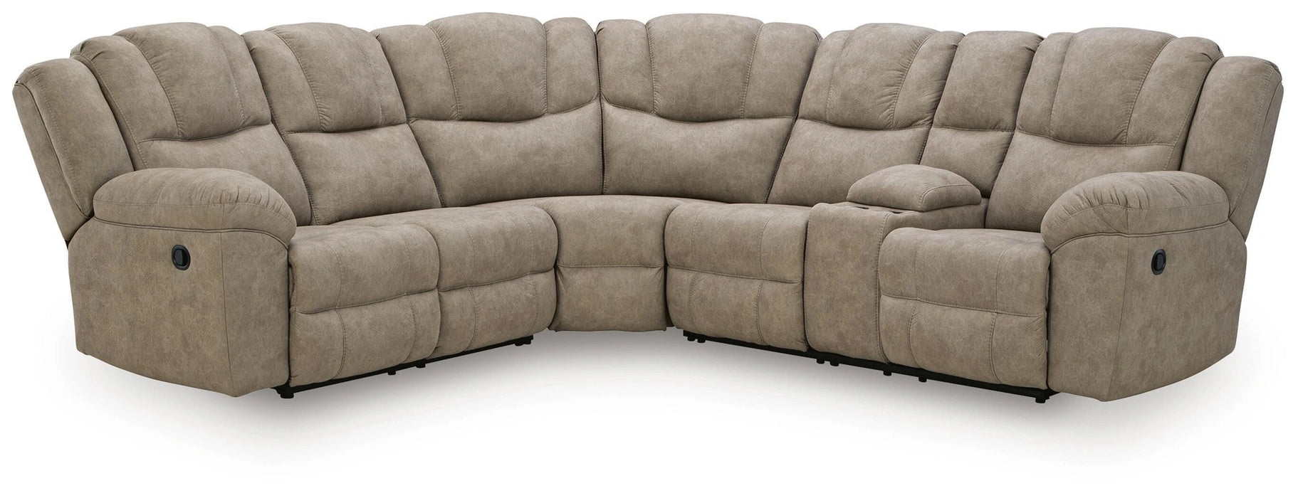 Ravenswaye Reclining Sectional with Console - Massey's Furniture Barn (Watertown, NY) 