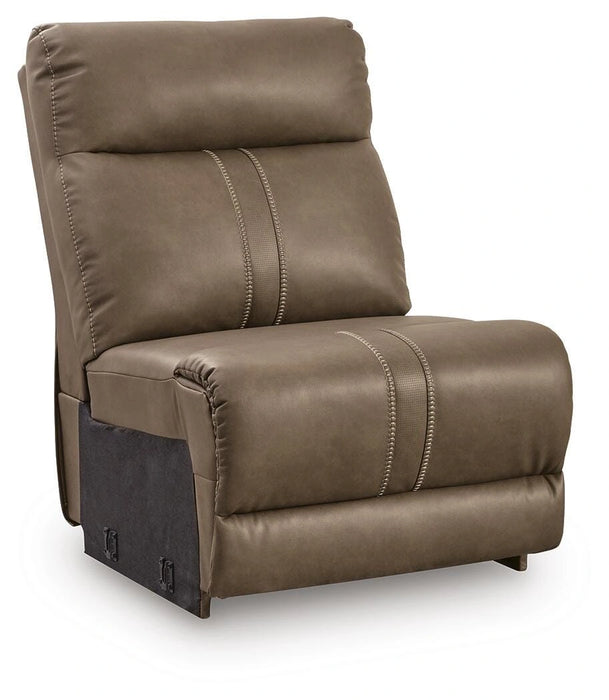 Max-Media Power Reclining Sectional with Audio Console