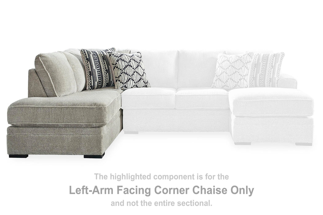 Calnita Sectional with Chaise - Massey's Furniture Barn (Watertown, NY) 